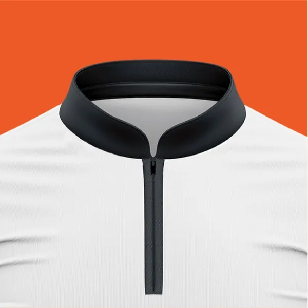 Collar Mandarin Collar Zip